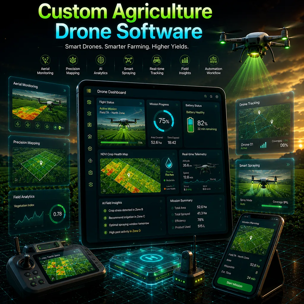 Agriculture drone software development services
